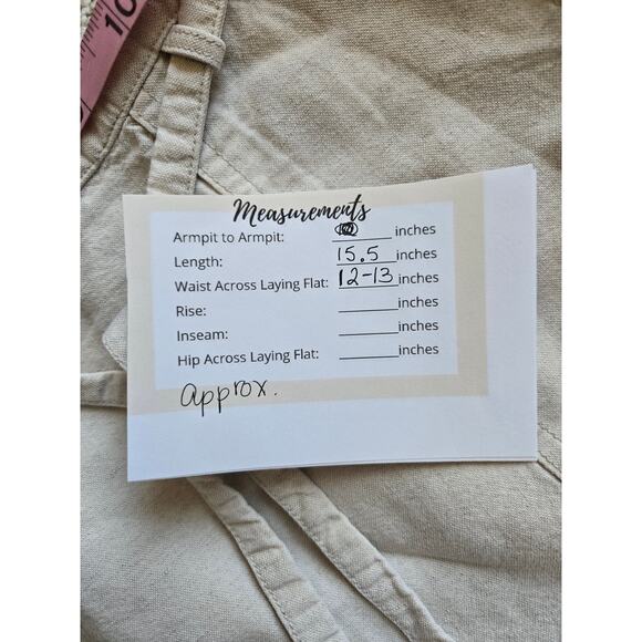 Vintage 90s ESPRIT Linen Cotton Blend Wrap Mini Skirt Beige Approx. Size Small - Picture 4 of 6